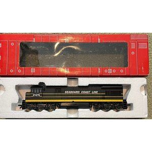 Boxed NEW! Atlas Seaboard Coast Line HO Train Engine 13” Box Locomotive # 2125